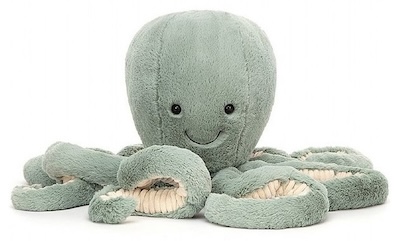 Peluche géante en forme de pieuvre